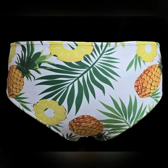 Shein, Size 3xl (18), High Waisted Pineapple Bikini Swim Bottom - Picture 6 of 16